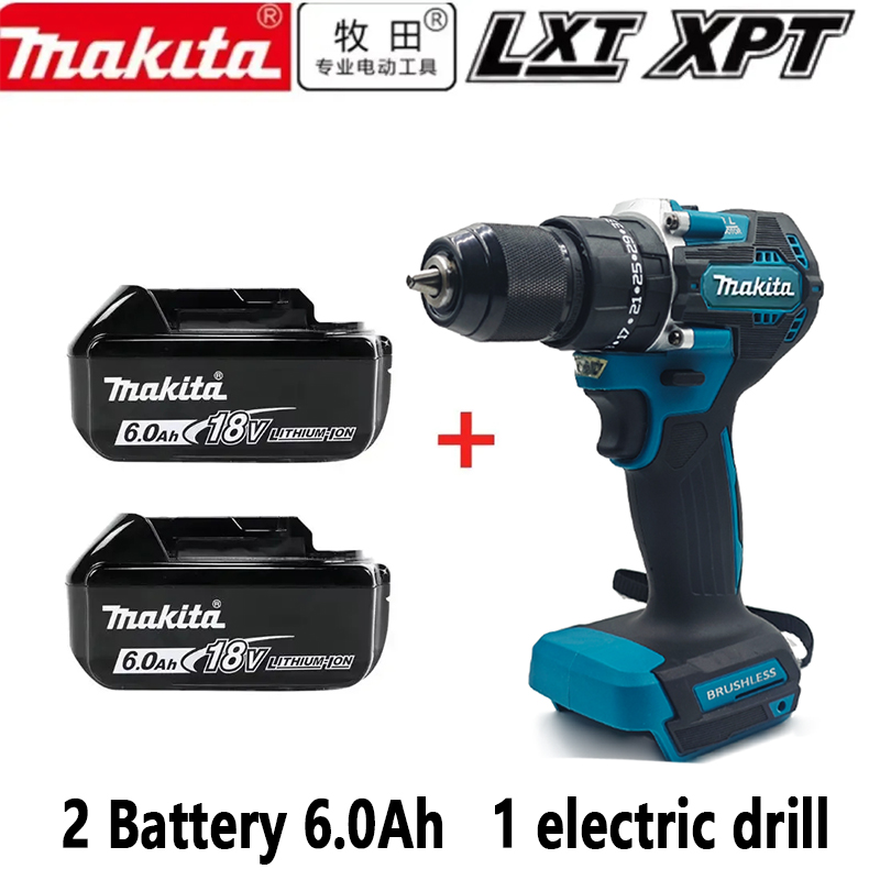 Makita Drill Ddf484 - สว่านไขควงไร้สาย Makita DDF487 18V แบบไร้แปรงถ่าน เครื่องมือไฟฟ้าแบบชาร์จได้
