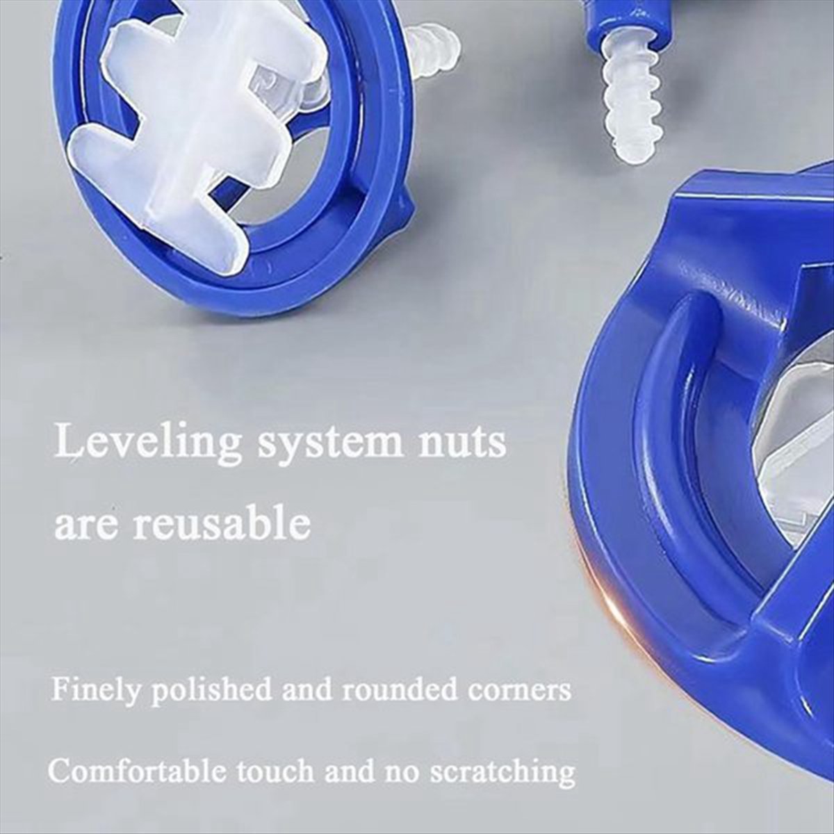 Tile Leveling Clip - ชุดอุปกรณ์ปรับระดับกระเบื้องเซรามิก BHBL 150 ชิ้น ประกอบด้วยคลิป ตัวเว้นระยะ