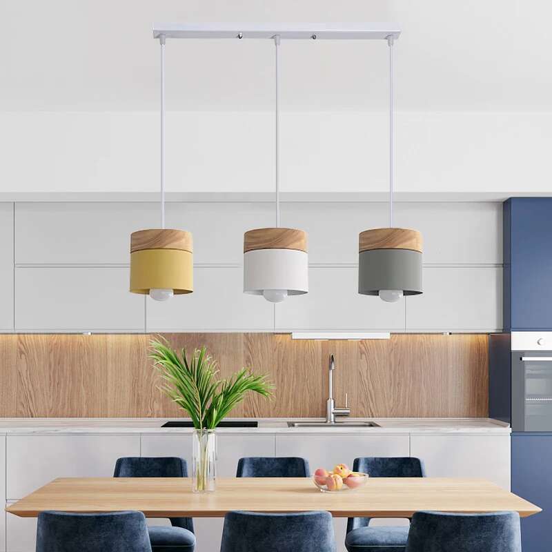 Home Improvement Years - Nordic เรียบง่าย LED E27 จี้โมเดิร์น Macaron