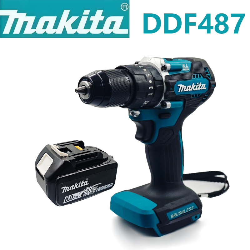สว่านไขควงไร้สาย Makita DDF487 - Makita Drill Ddf484 บทวิจารณ์และราคา