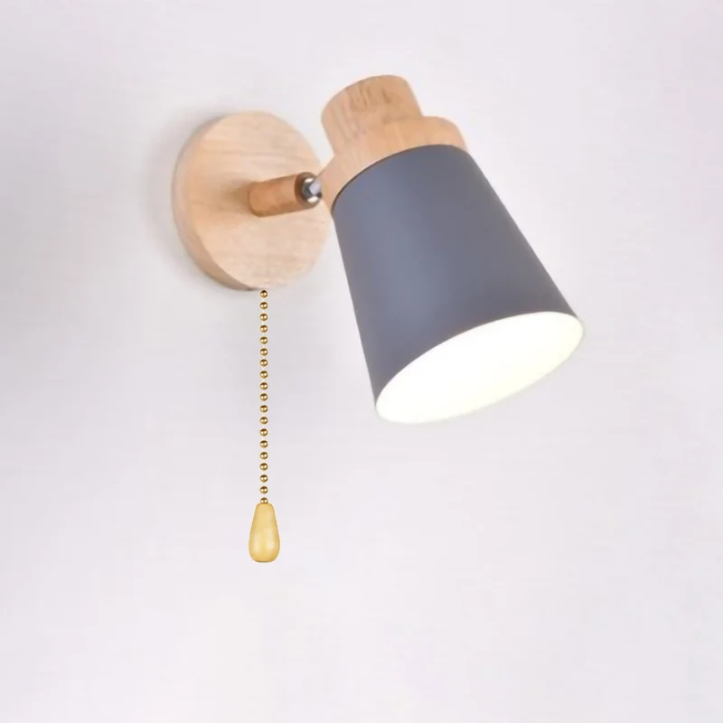 โคมไฟติดผนัง LED E27 ดีไซน์ไม้ - Home Improvement Years บทวิจารณ์และราคา