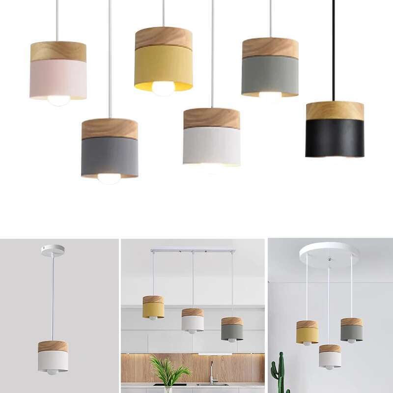 Nordic เรียบง่าย LED E27 จี้โม - Home Improvement Years บทวิจารณ์และราคา