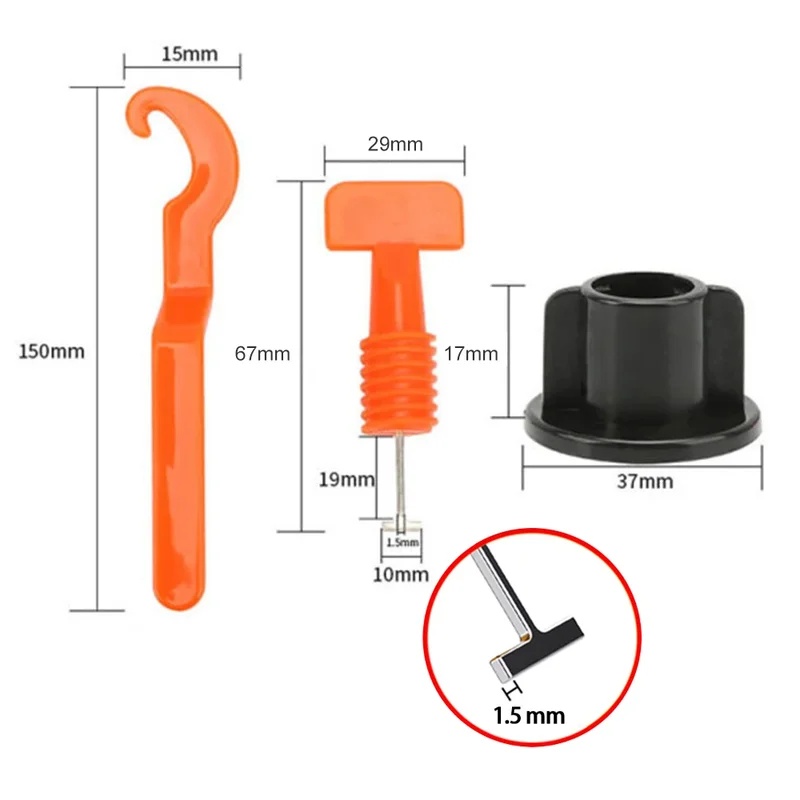 ชุดอุปกรณ์ปรับระดับกระเบื้อง 5 - Tile Leveling Clip บทวิจารณ์และราคา