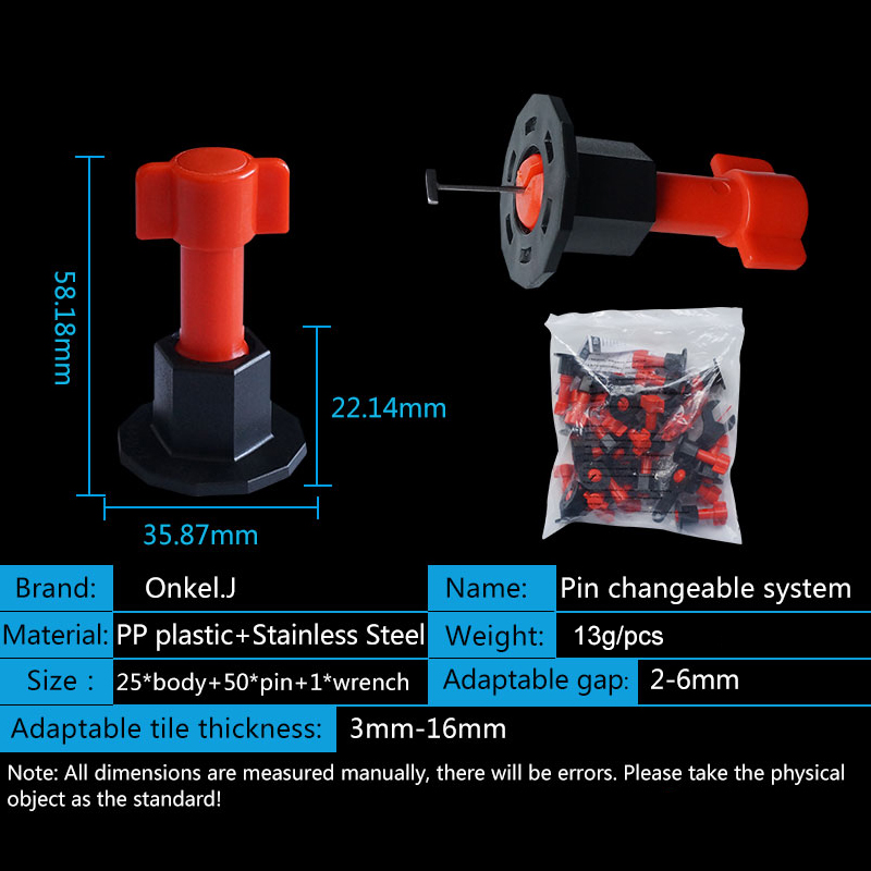 ระบบปรับระดับกระเบื้องผนังแบบน - Tile Leveling Clip บทวิจารณ์และราคา